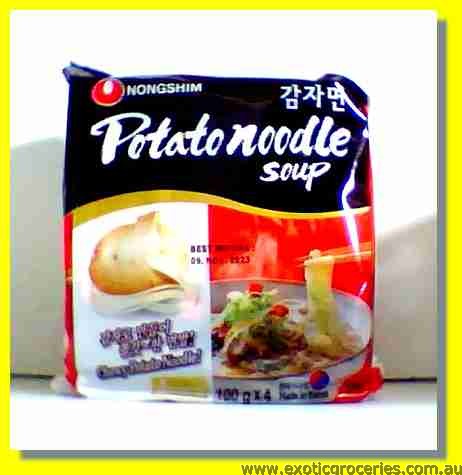 Instant Potato Noodle Soup 4packs