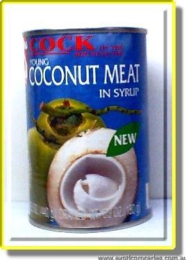 Young Coconut Meat in Syrup