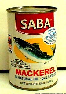Mackerel In Natural Oil Salt Added