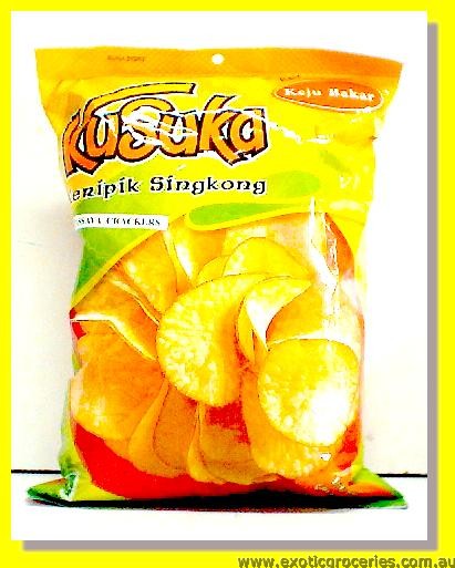 Cassava Chips Rasa Keju Bakar Flavour
