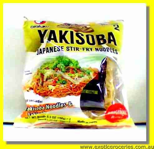Yakisoba Japanese Stir Fry Noodles with Sauce 2servings