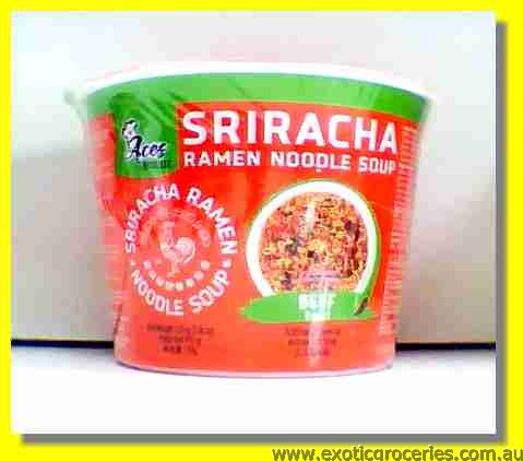 Sriracha Ramen Bowl Noodle Soup Beef Flavour