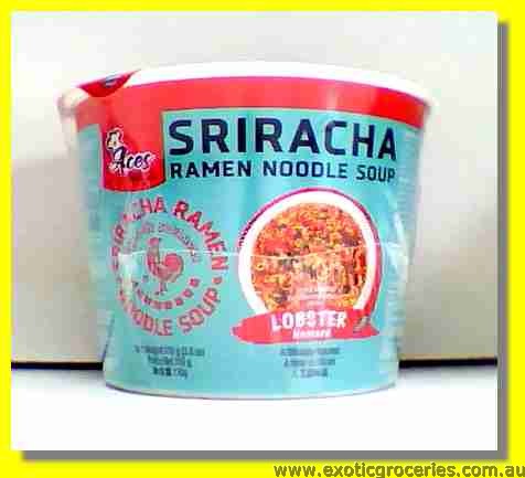 Sriracha Ramen Bowl Noodle Soup Lobster Flavour