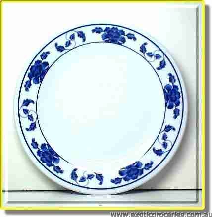 Blue Melamine Plate 13" 1013TB