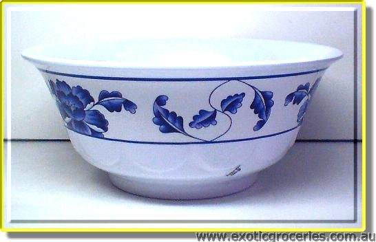 Blue Floral Melamine Bowl 5285TB