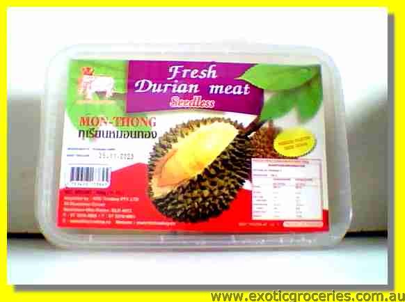 Frozen Durian Meat Seedless