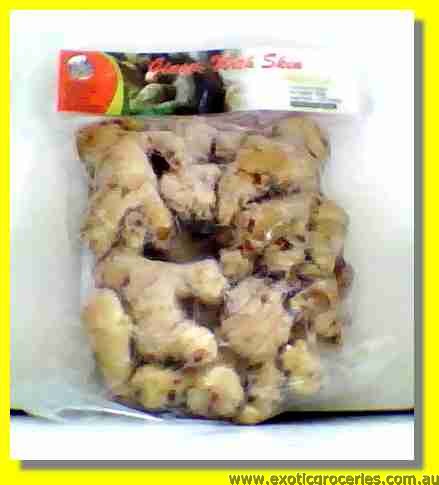 Frozen Ginger with Skin