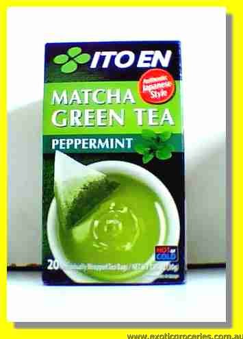 Matcha Green Tea Peppermint Flavour 20teabags