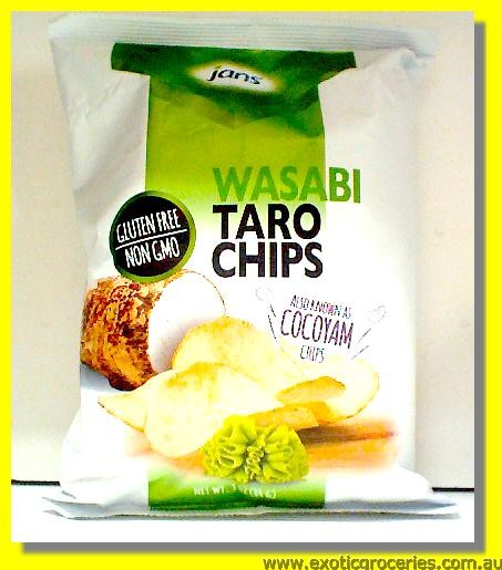 Wasabi Taro Chips (Gluten Free)