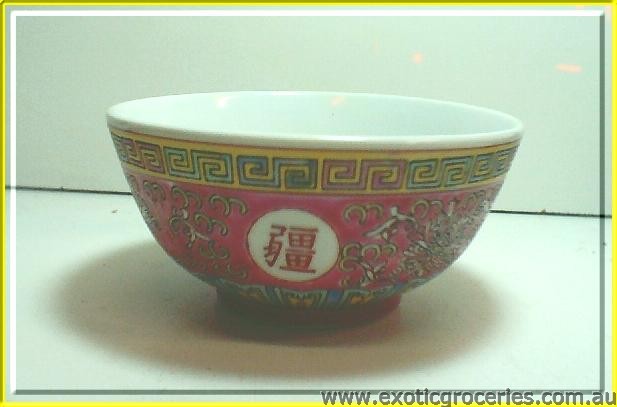 Red Longevity Rice Bowl 008115