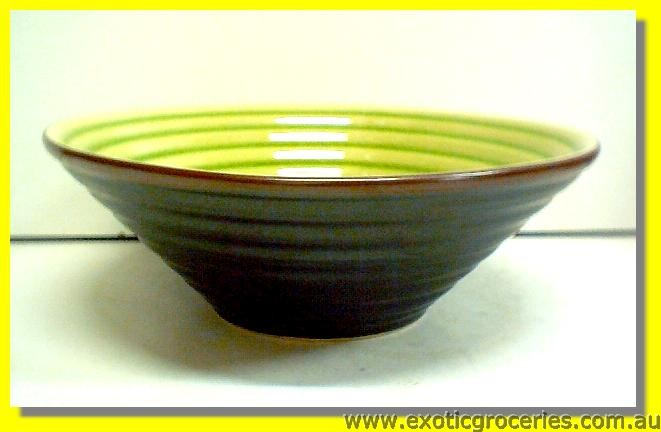 Japanese Style Green Bowl 8"