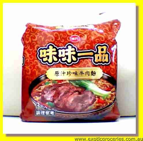 Wei Wei Premium Beef Noodle 3pkts