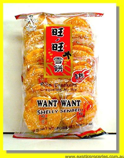 Hot Shelly Senbei Rice Crackers
