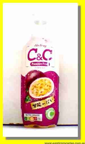 C&C Passion Fruit Flavour Sparkling Drink