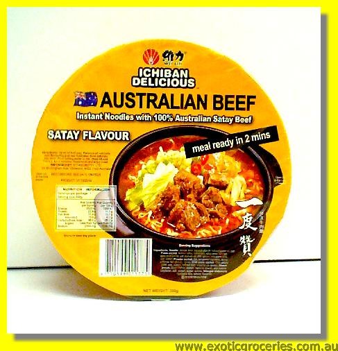 I-Dou-Tzann Satay Beef Flavour Bowl Noodle