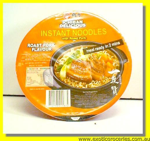 Ichiban Delicous Bowl Noodle Roast Pork