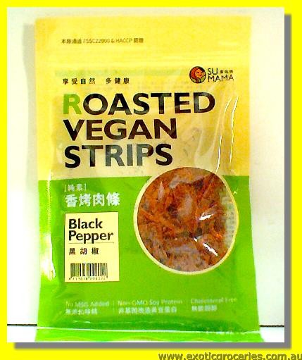 Roasted Vegan Strips Black Pepper Flavour