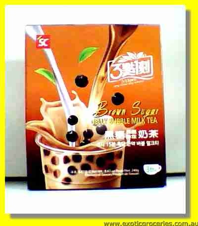 Brown Sugar Jelly Bubble Milk Tea 3sets