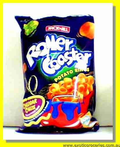Roller Coaster Potato Rings Cheddar Cheese Flavour