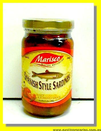 Spanish Style Sardines in Hot Corn Oil & Tomato Sauce