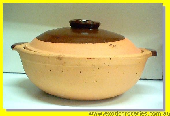 No. 2 Cooking Pot 22cm (2 Handles Clay Pot)