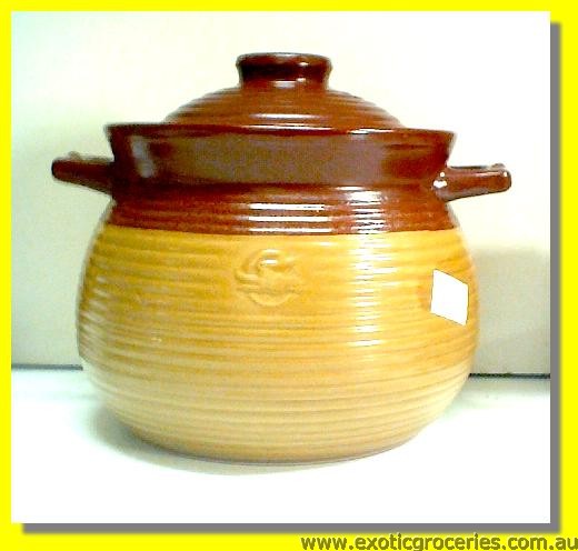 Tall Claypot Threaded Pot #1