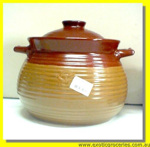 Tall Claypot Threaded Pot #2