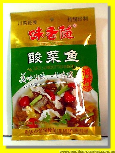 Chinese Sauerkraut Fish Condiment (Pickled Cabbage Fish Seasonin
