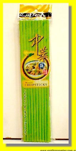 Melamine Chopsticks Green 10pairs