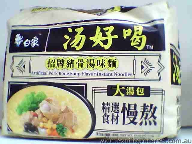 Artificial Pork Bone Soup Flavor Instant Noodles
