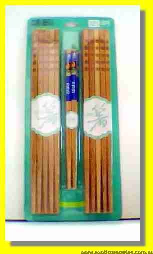 Chinese Bamboo Chopsticks 10pairs + Kids Chopsticks 2pairs