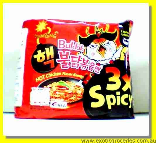 3xSpicy Hot Chicken Flavour Ramen 5packs