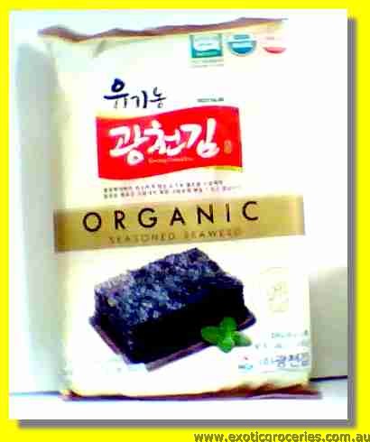 Organic Seasoned Seaweed 3pkts