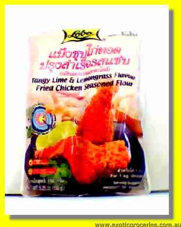 Tangy Lime & Lemongrass Flavour Fried Chicken Seasoned Flour