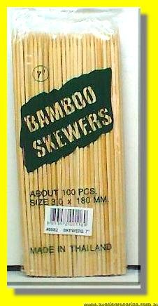 Bamboo Skewers 8" 200mm