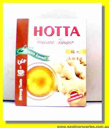 Instant Ginger Drink with Stevia Extract Strong Taste 10sachets