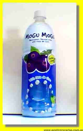 Mogu Mogu Blackcurrant Flavoured Drink with Nata De Coco
