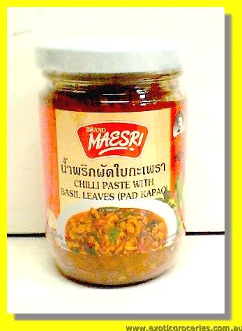 Chilli Paste With Basil Leaves (Pad Kapao)