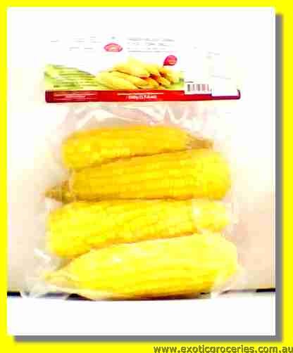 Frozen Golden Cooked Sticky Corn Peeled