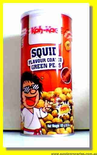 Squid Flavour Coated Green Peas