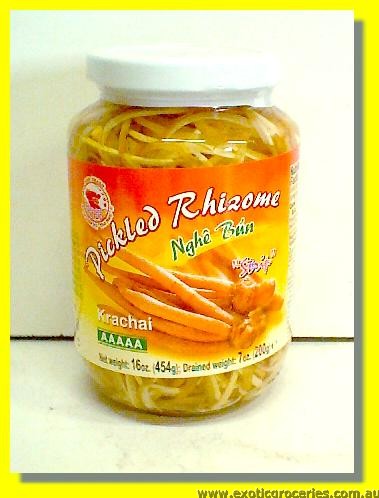 Pickled Rhizome Strip (Kra Chai)