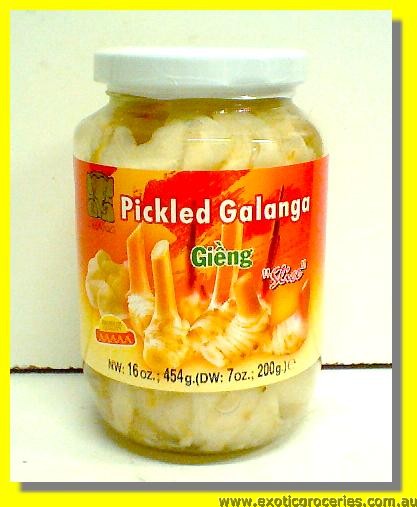 Pickled Galanga Sliced