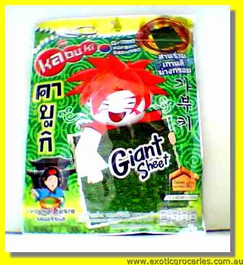 Grilled Korean Seaweed Original Taste Giant Sheet