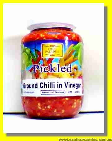 Pickled Ground Chilli in Vinegar