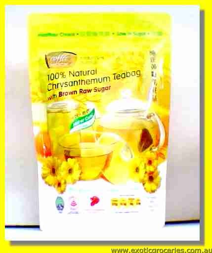 Natural Chrysanthemum Teabag with Brown Raw Sugar 10bags