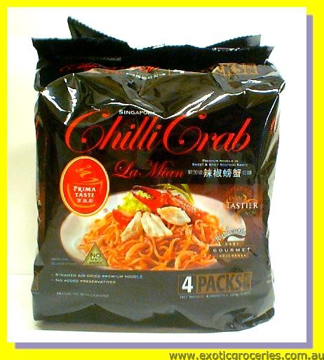 Singapore Chilli Crab La Mian Noodle 4pkts