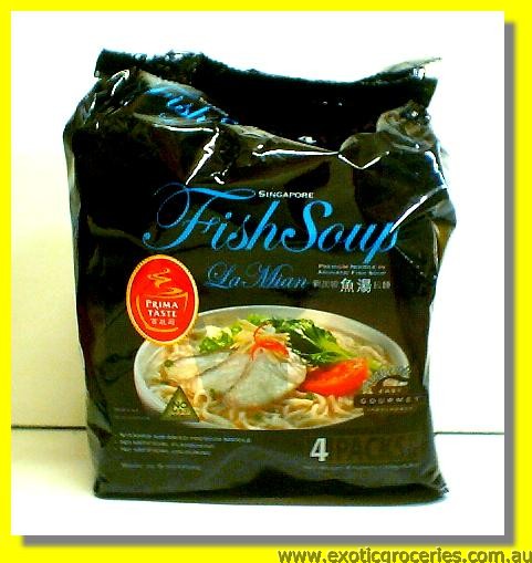 Singapore Fish Soup La Mian 4packs