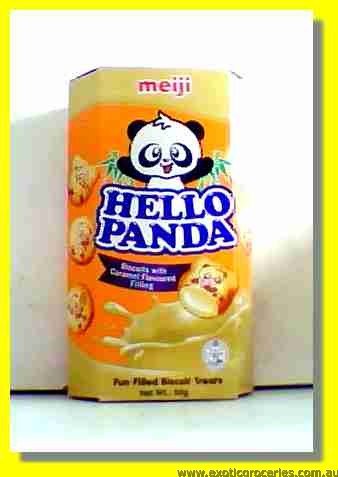 Hello Panda Biscuits with Caramel Flavoured Filling