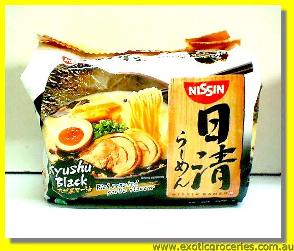 Instant Japanese Ramen Kyushu Black Noodle 5pkts