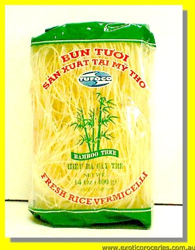 Fresh Rice Vermicelli (Green)